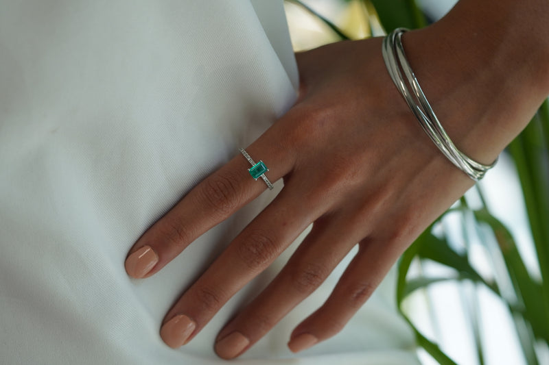 Bague méridienne en velours