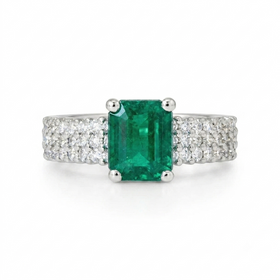 Green Sophistication Ring