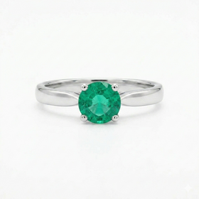Classic Vert Solitaire Ring