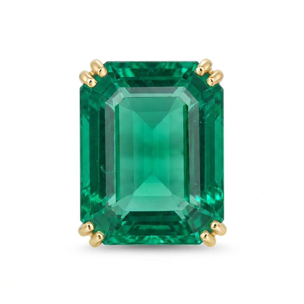 Imperia Octagonal Emerald Pendant