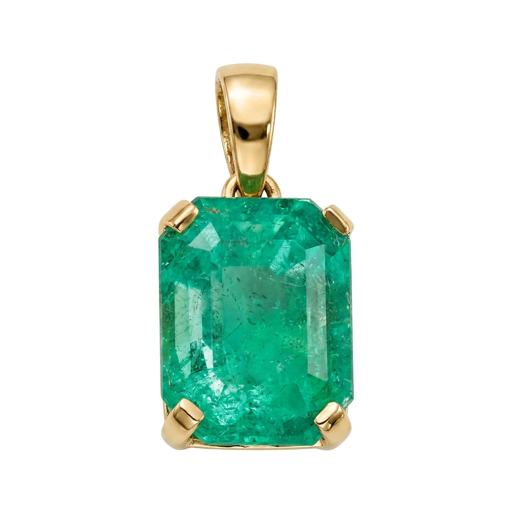 Heritage Classic Emerald Pendant