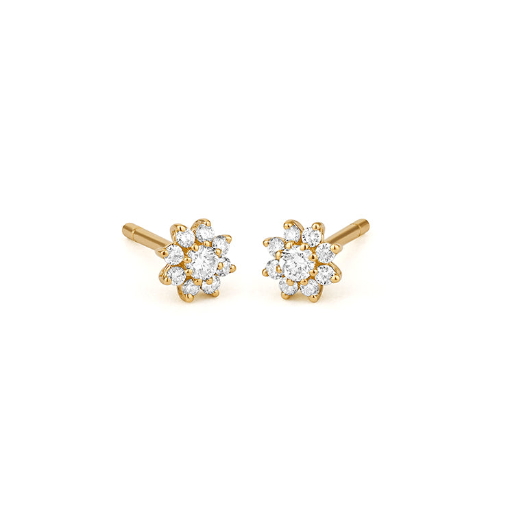 Boucles d'oreilles clous Fleur de Lumière
