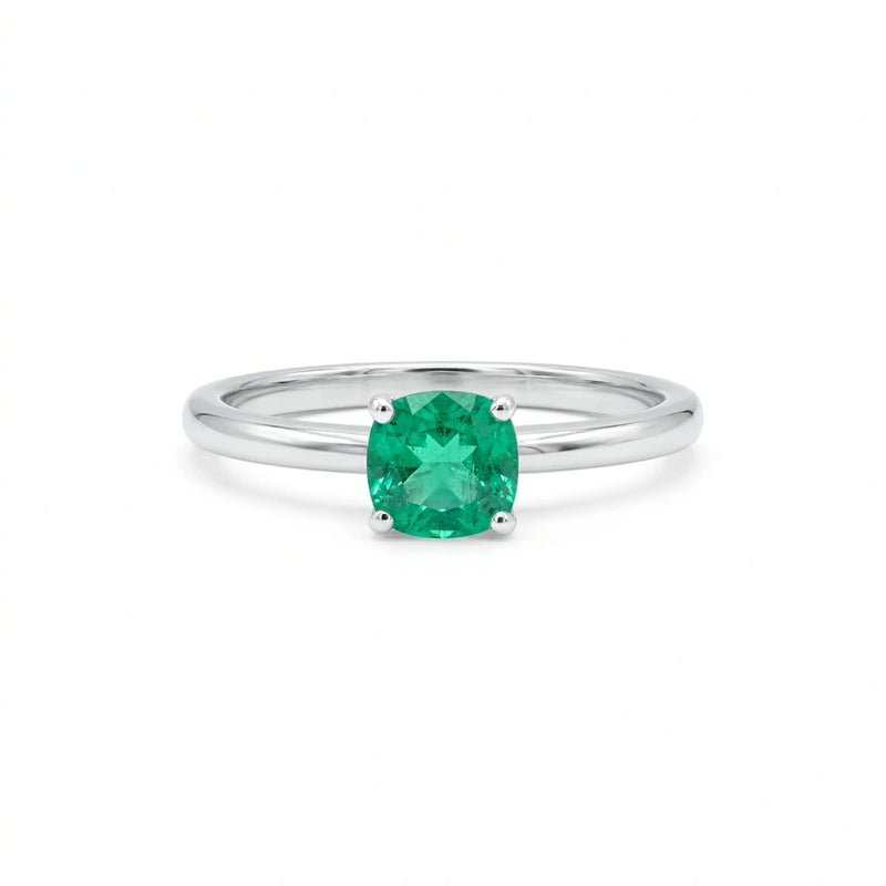 Esmeralda Cushion Ring