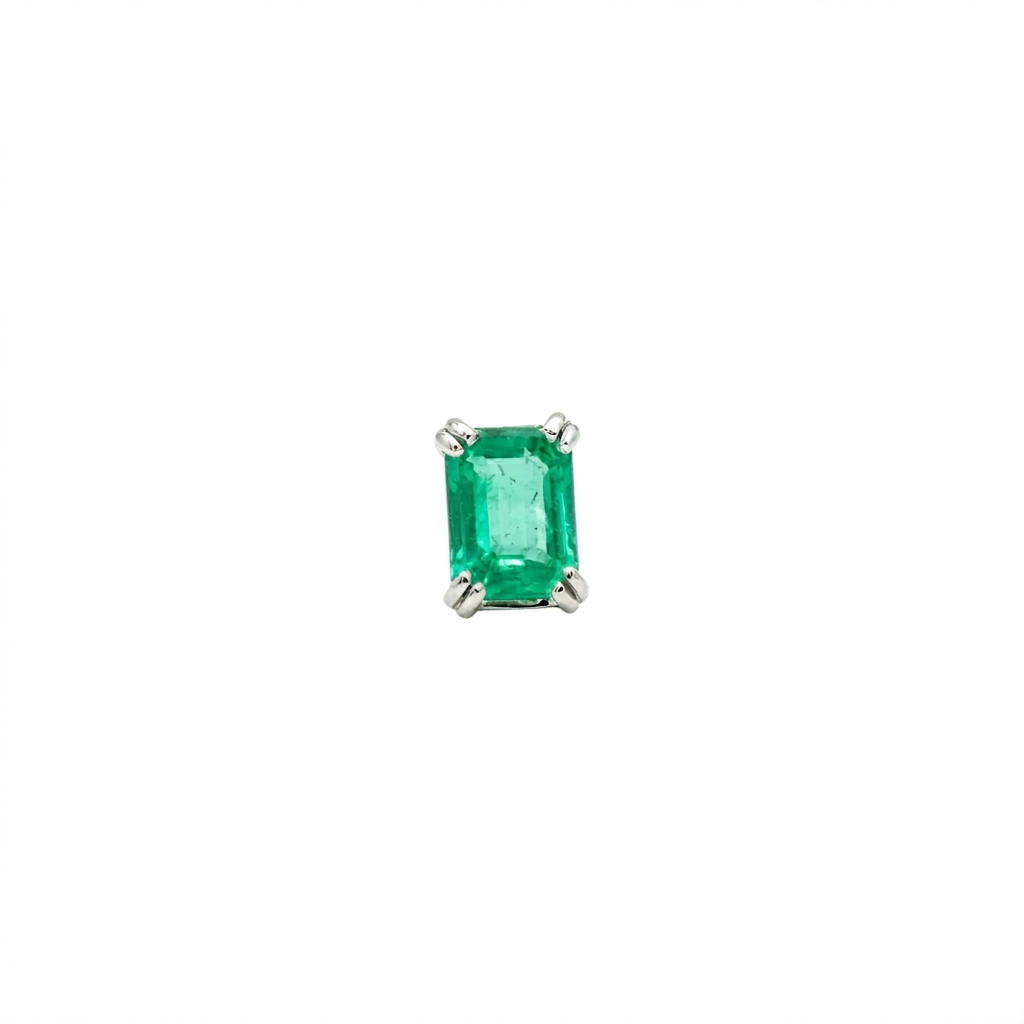 Emerald Solitaire Pendant