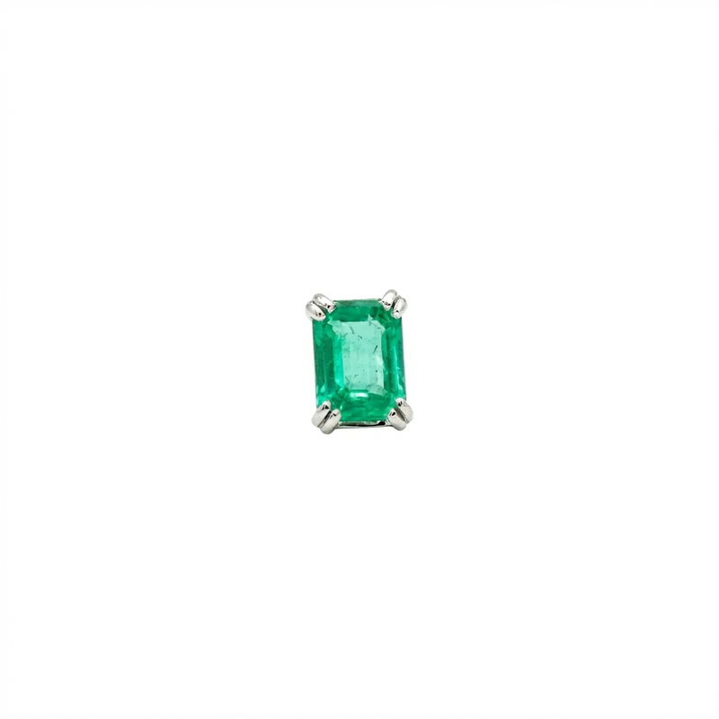 Pendentif Solitaire Émeraude