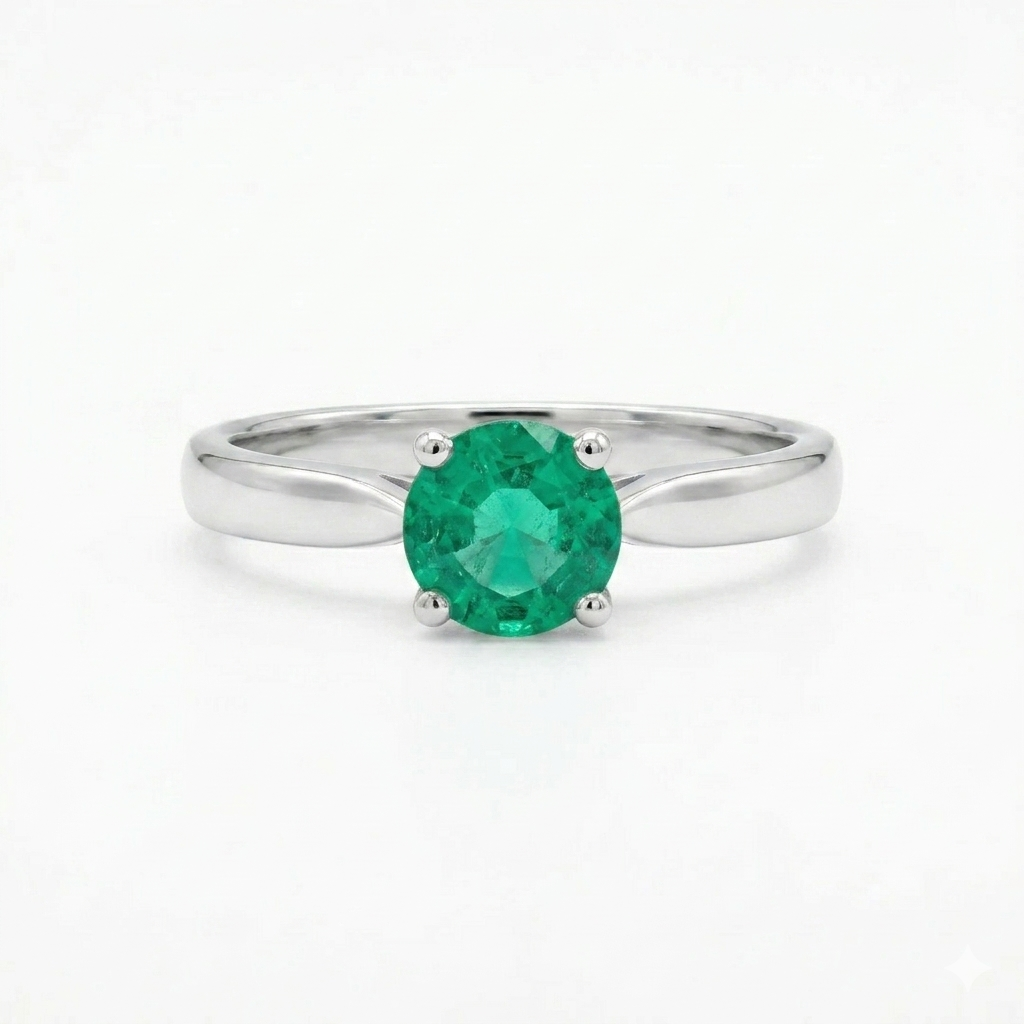 Classic Vert Solitaire Ring