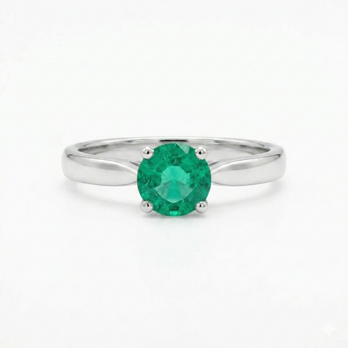 Classic Vert Solitaire Ring