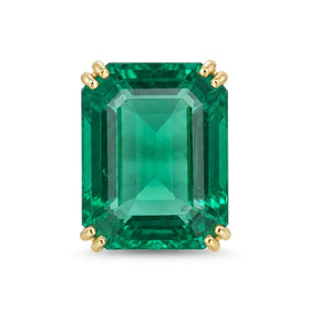 Imperia Octagonal Emerald Pendant