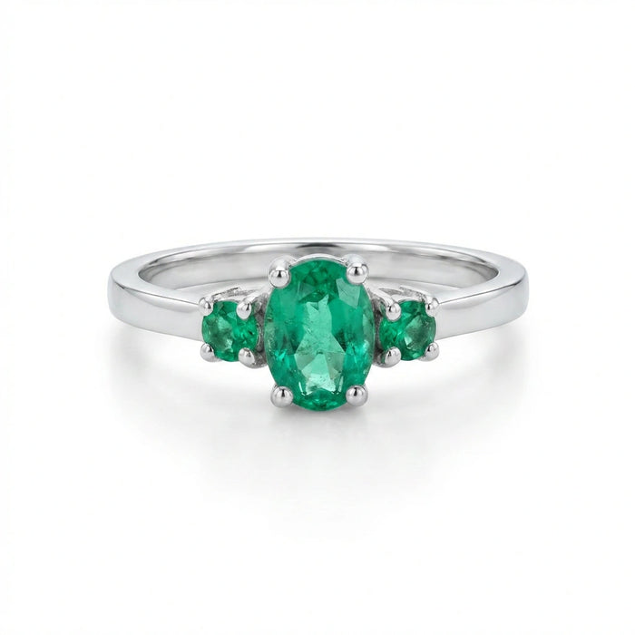 Green Harmony Trio Ring