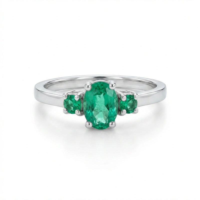 Trio de bagues Harmonie Verte