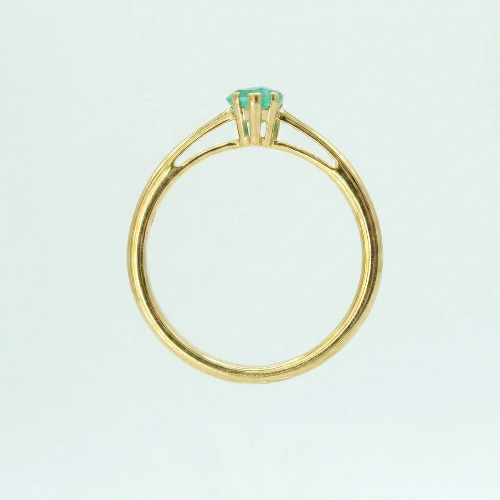 Eternal Green Heart Ring