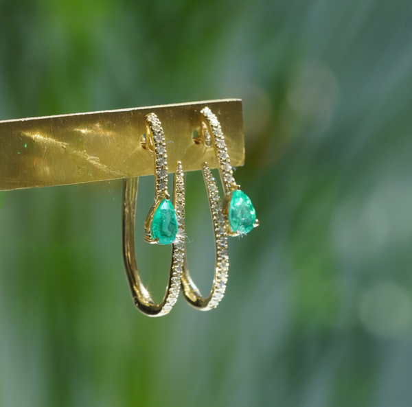 Muzo Teardrop Earrings