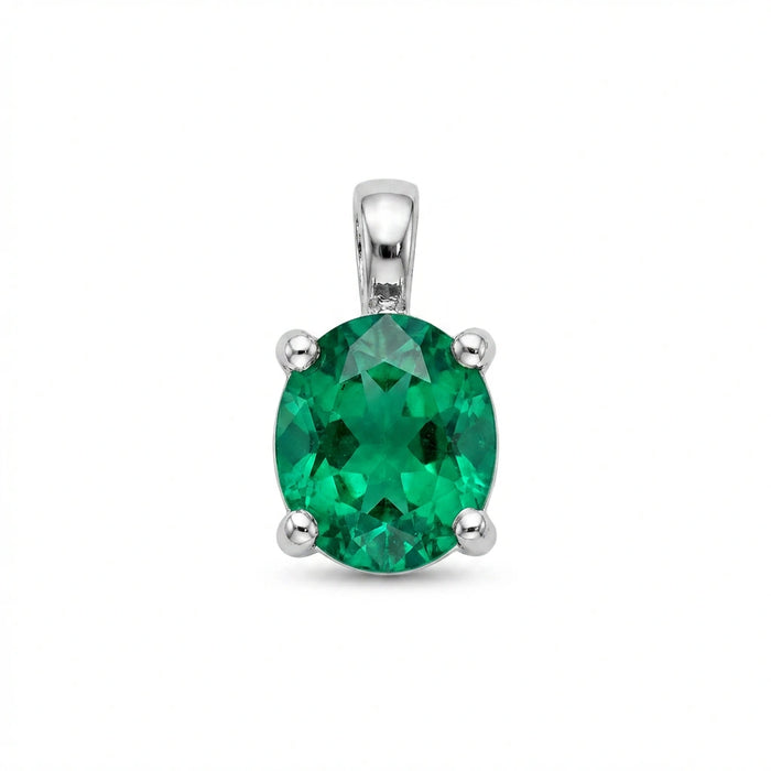 Pendentif Fleur Verte