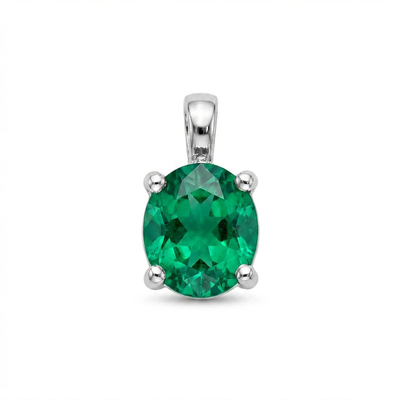 Pendentif Fleur Verte