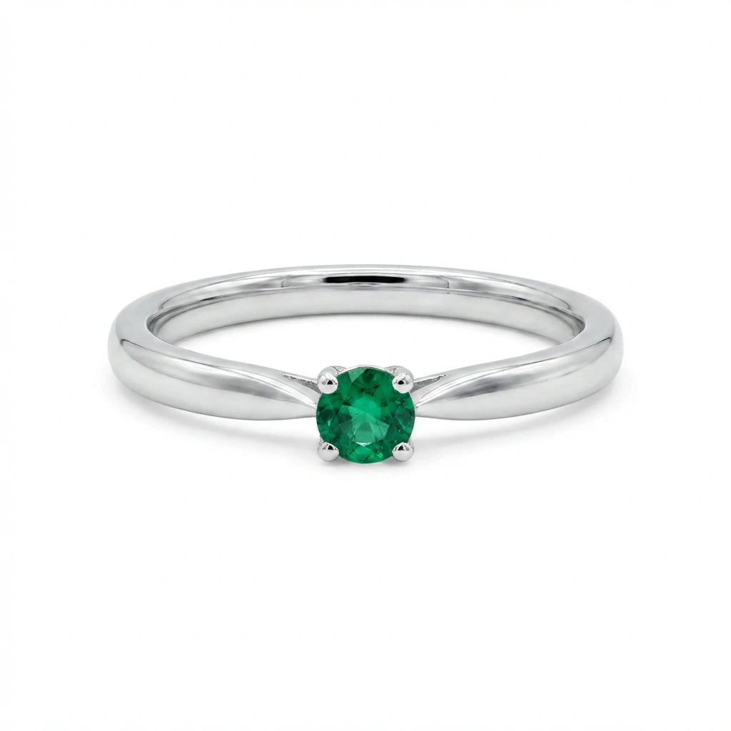Minimalist Emerald Solitaire