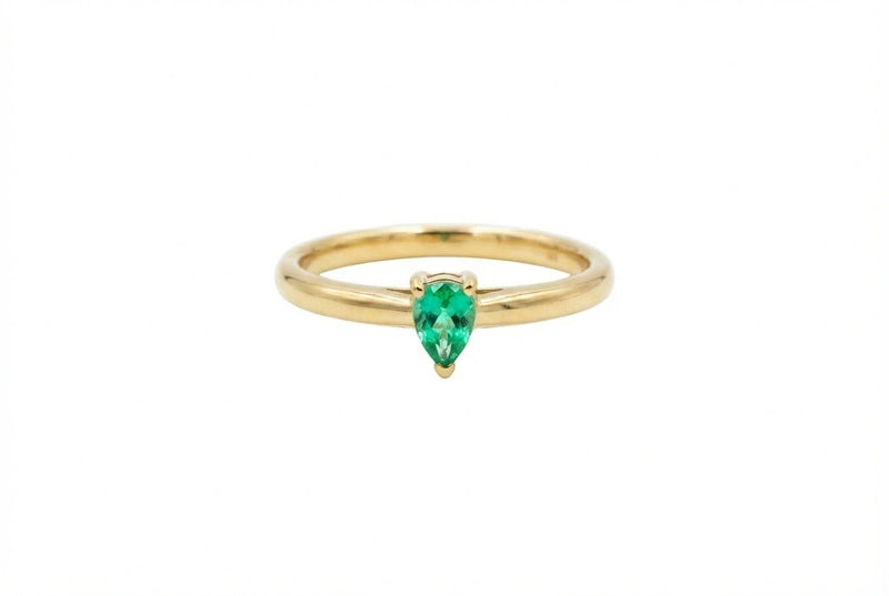 Bague de larme verdoyante